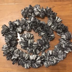 Homemade Silver Scarf